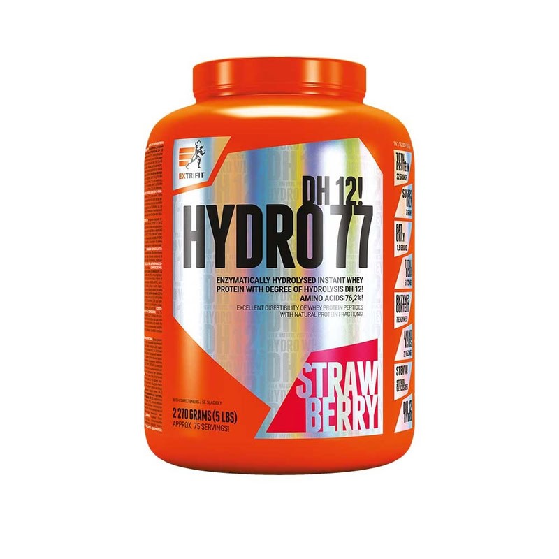 Extrifit Hydro 77 DH 12 2270 g arôme fraise