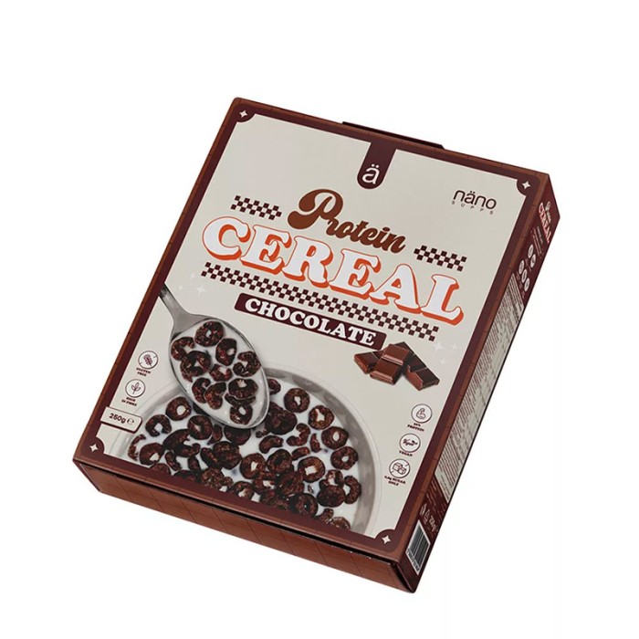 CÉRÉALES PROTÉINÉS (250G) - NANO SUPPS - goût chocolat