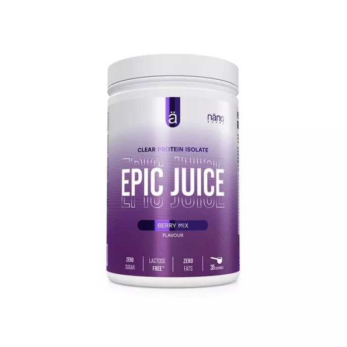 Boisson protéinée EPIC JUICE (875G) de la marque NANO SUPPS goût fruits rouges