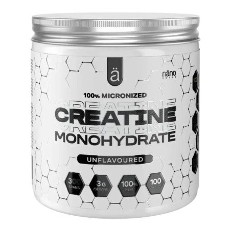 CREATINE MONOHYDRATE UNFLAVOURED (300G) - NANO SUPPS