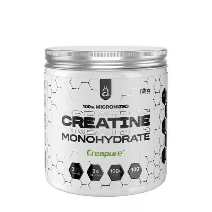 CREATINE MONOHYDRATE CREAPURE UNFLAVOURED (300G) - NANO SUPPS