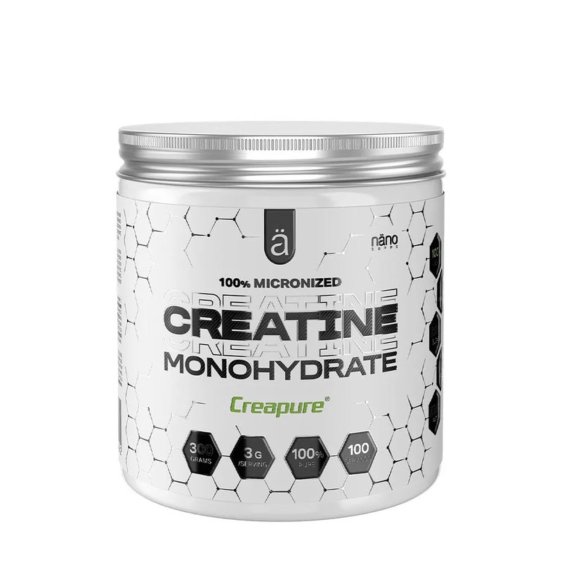 CREATINE MONOHYDRATE CREAPURE UNFLAVOURED (300G) - NANO SUPPS