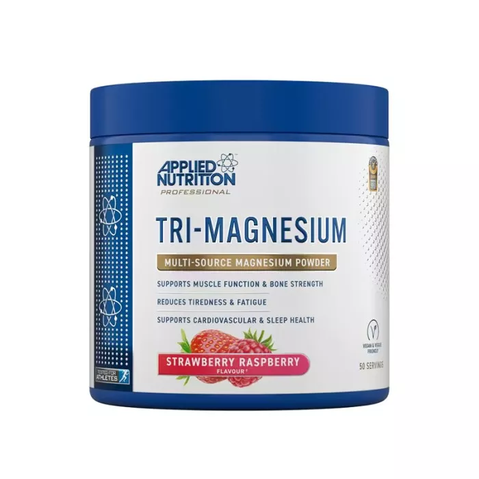 Tri Magnésium - renforce le système immunitaire et réduit la fatique, de la marque Applied Nutrition à la fraise et framboise