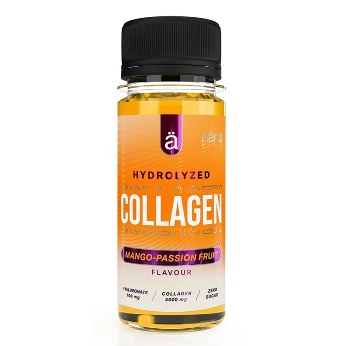 Le shot de collagène de la marque Nano Supps à la Mangue et au Fruit de la Passion de 60ml