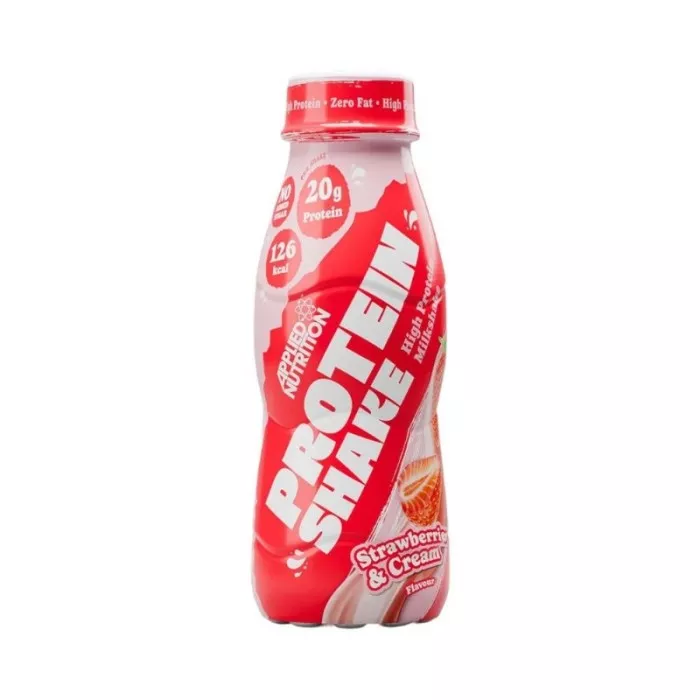 Boisson protéinée High Protein Shake Applied Nutrition, saveur Fraise et Crème 20g de protéines et 126 kcal