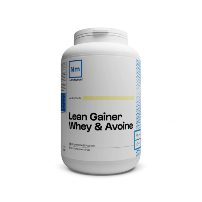 Lean Gainer Whey et Avoine Nutrimuscle pour prise de masse progressive