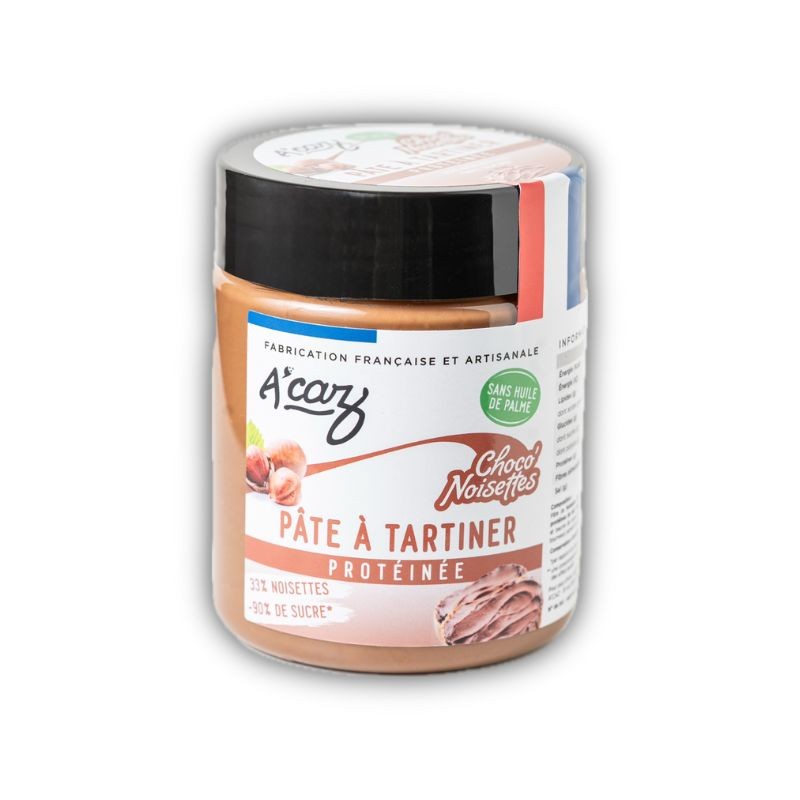 PÂTE À TARTINER PROTÉINÉ CHOCO-NOISETTE (230G) - A'CAZ