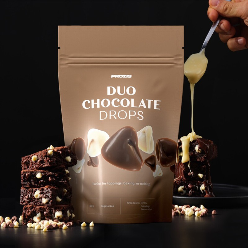 PÉPITES DE CHOCOLAT DUO ZERO SUCRE (150G) - PROZIS DLUO 09/26