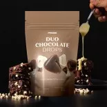 PÉPITES DE CHOCOLAT DUO ZERO SUCRE (150G) - PROZIS