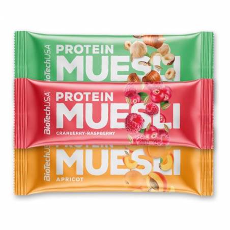 PROTEIN MUESLI BAR BIOTECH - discount-nutrition.re - 974