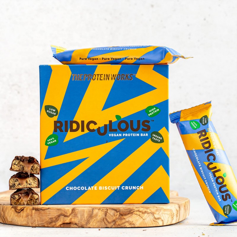 BARRE PROTÉINÉE VEGAN RIDICULOUS - PROTEIN WORKS
