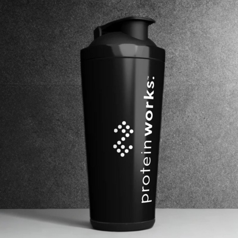 SHAKER MÉTALLIQUE NOIR - PROTEIN WORKS