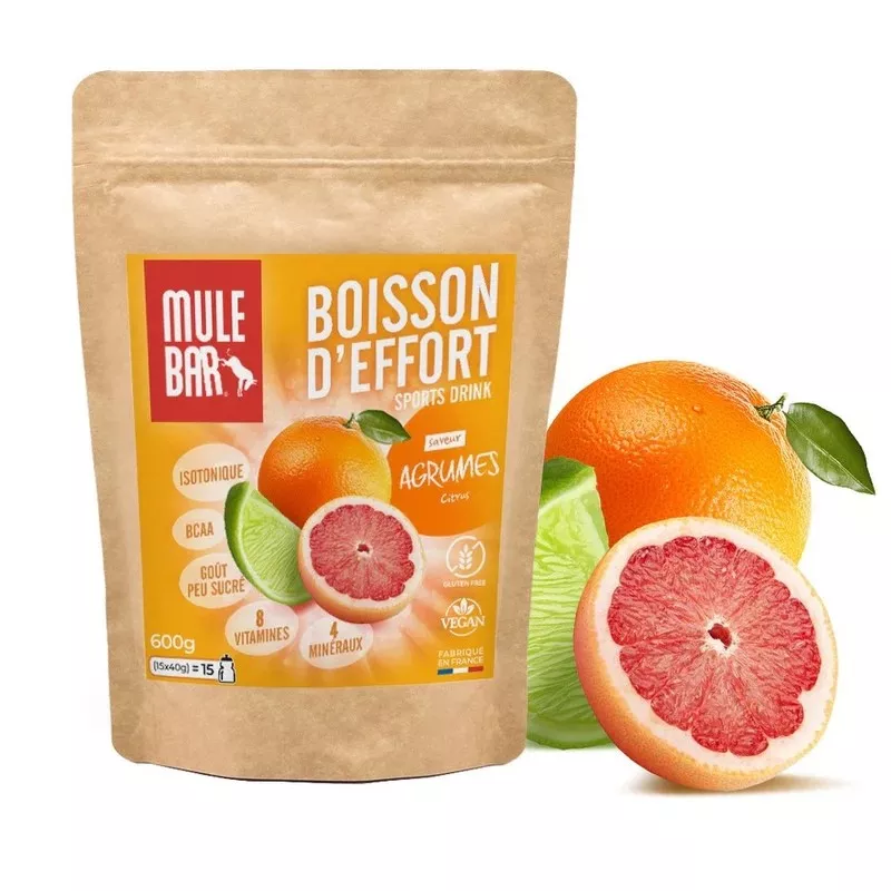 BOISSON D'EFFORT EN POUDRE (600G) - MULEBAR