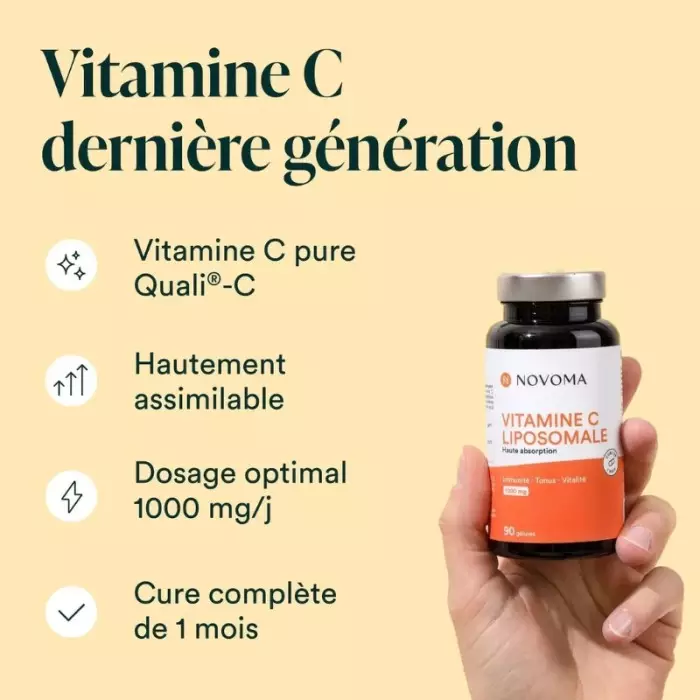 Vitamine C Liposomale Natura Force - 90 Gélules - Haute Biodisponibilité - Neuf