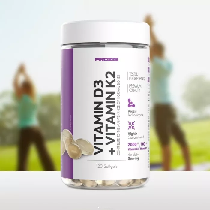VITAMINE D3 + K2 (120 CAPS)...