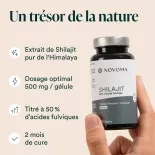 SHILAJIT (60 CAPS) - NOVOMA