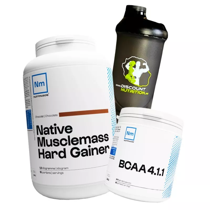 PACK PRISE DE MASSE DÉBUTANT - NUTRIMUSCLE