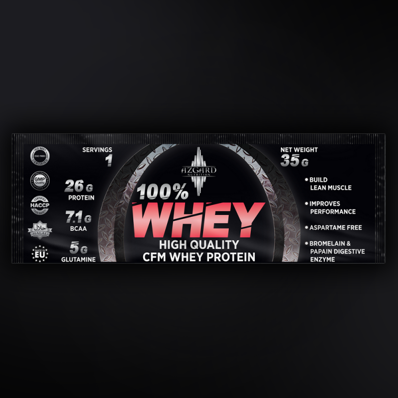 ÉCHANTILLONS 100% WHEY - AZGARD NUTRITION