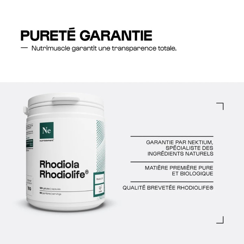RHODIOLA RHODIOLIFE (30 CAPS) - NUTRIMUSCLE