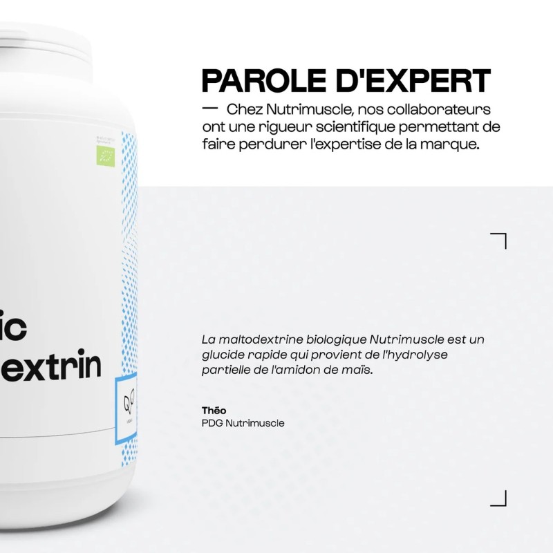 MALTODEXTRINE BIO (1.5KG) - NUTRIMUSCLE