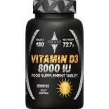 VITAMINE D3 8000 UI (180 CAPS) - AZGARD NUTRITION
