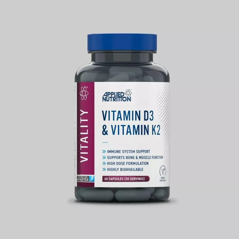 VITAMINE D3 + K2 (60 CAPS) - APPLIED NUTRITION