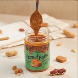BEURRE DE CACAHUÈTE CROQUANT AU CARAMEL (250G) - PROZIS