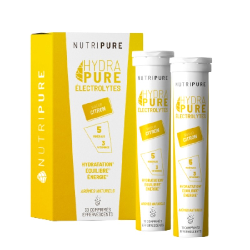 PASTILLES ÉLECTROLYTES HYDRAPURE (LOT DE 2) - NUTRIPURE