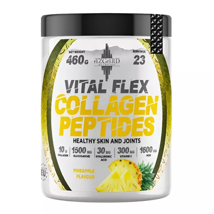 Peptides de collagène hydrolysé Vital Flex de 460 G saveur Ananas de la marque Azgard Nutrition