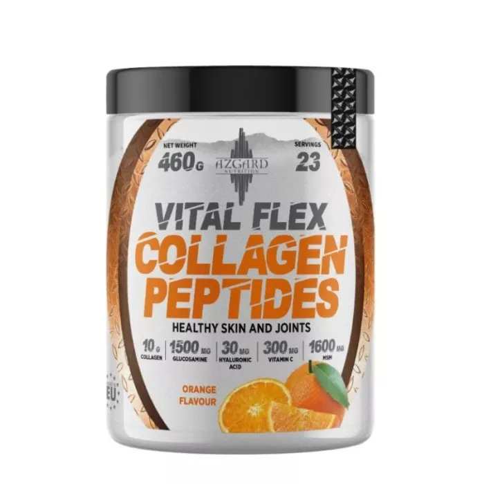 Peptides de collagène hydrolysé Vital Flex saveur Orange de 460 G de la marque Azgard Nutrition