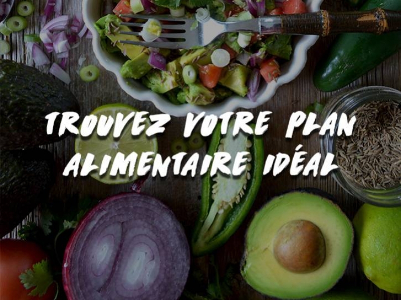 TROUVEZ VOTRE PLAN ALIMENTAIRE IDÉAL