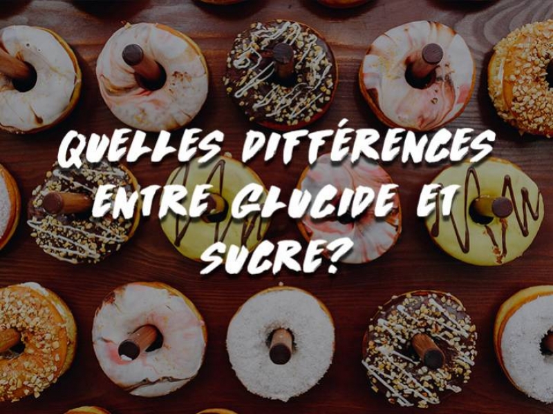 QUELLES DIFFÉRENCES ENTRE GLUCIDE ET SUCRE?