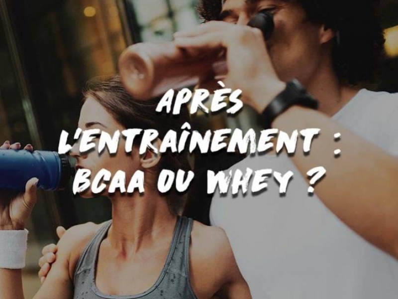 APRÈS L'ENTRAÎNEMENT : BCAA OU WHEY ?
