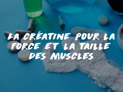 LA CREATINE POUR LA FORCE ET LA TAILLE DES MUSCLES
